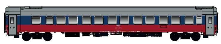 L.S. Models LS48200 - H0 - Schlafwagen WLABmee, RŽD, Ep. V
